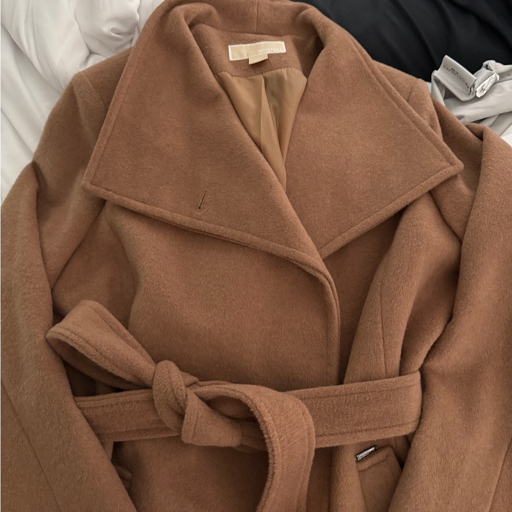 Michael Kors brown peacoat size large